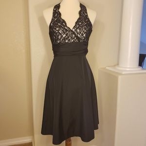 White House Black Market Lace Halter Dress